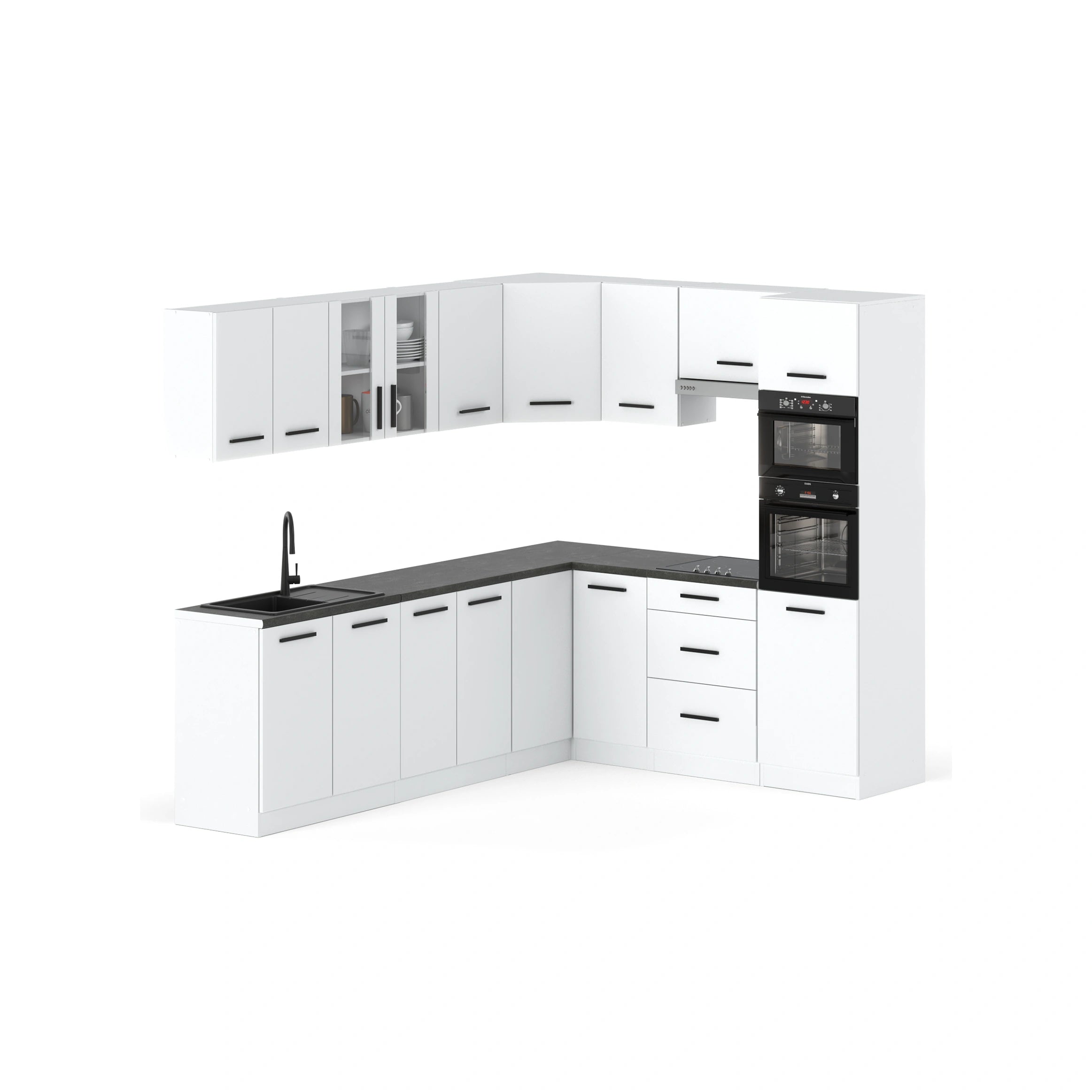 Kuchnia narożna słupek 460 cm