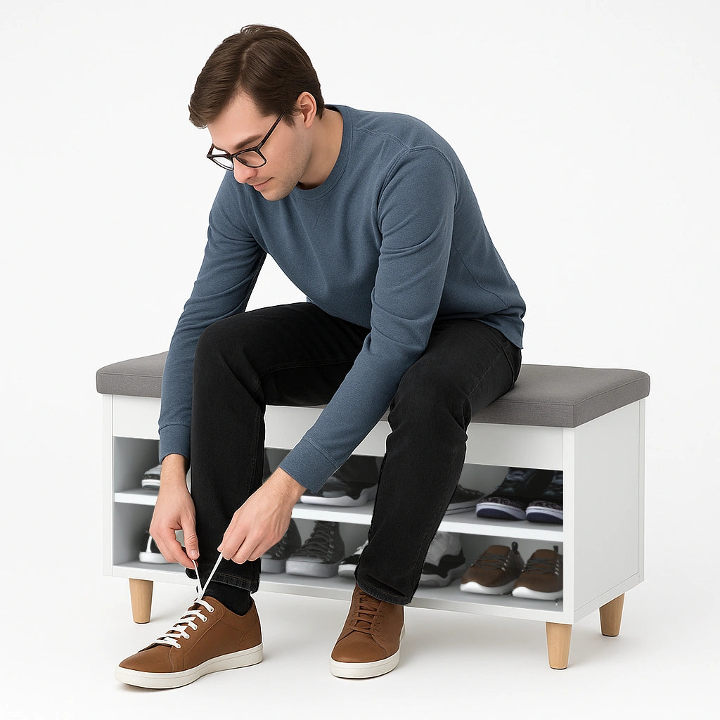 Szafka na buty z siedziskiem